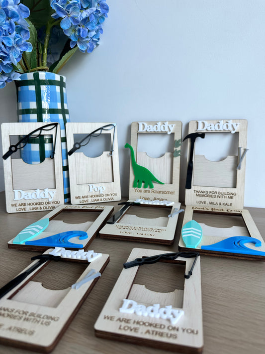 Father’s Day photo frame magnets