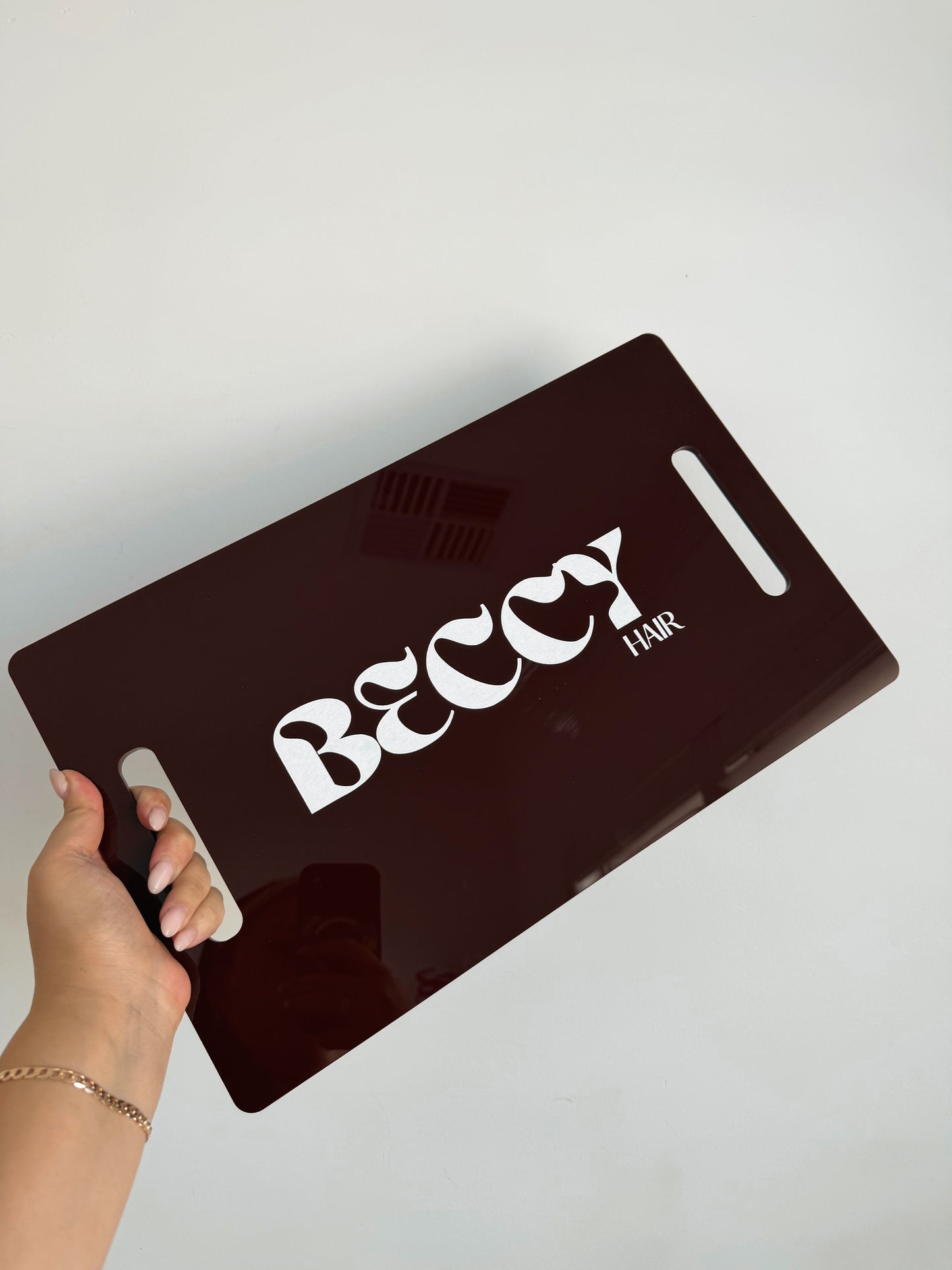 Salon Mirror Sign