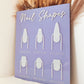 Nail shape signage