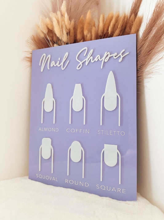 Nail shape signage