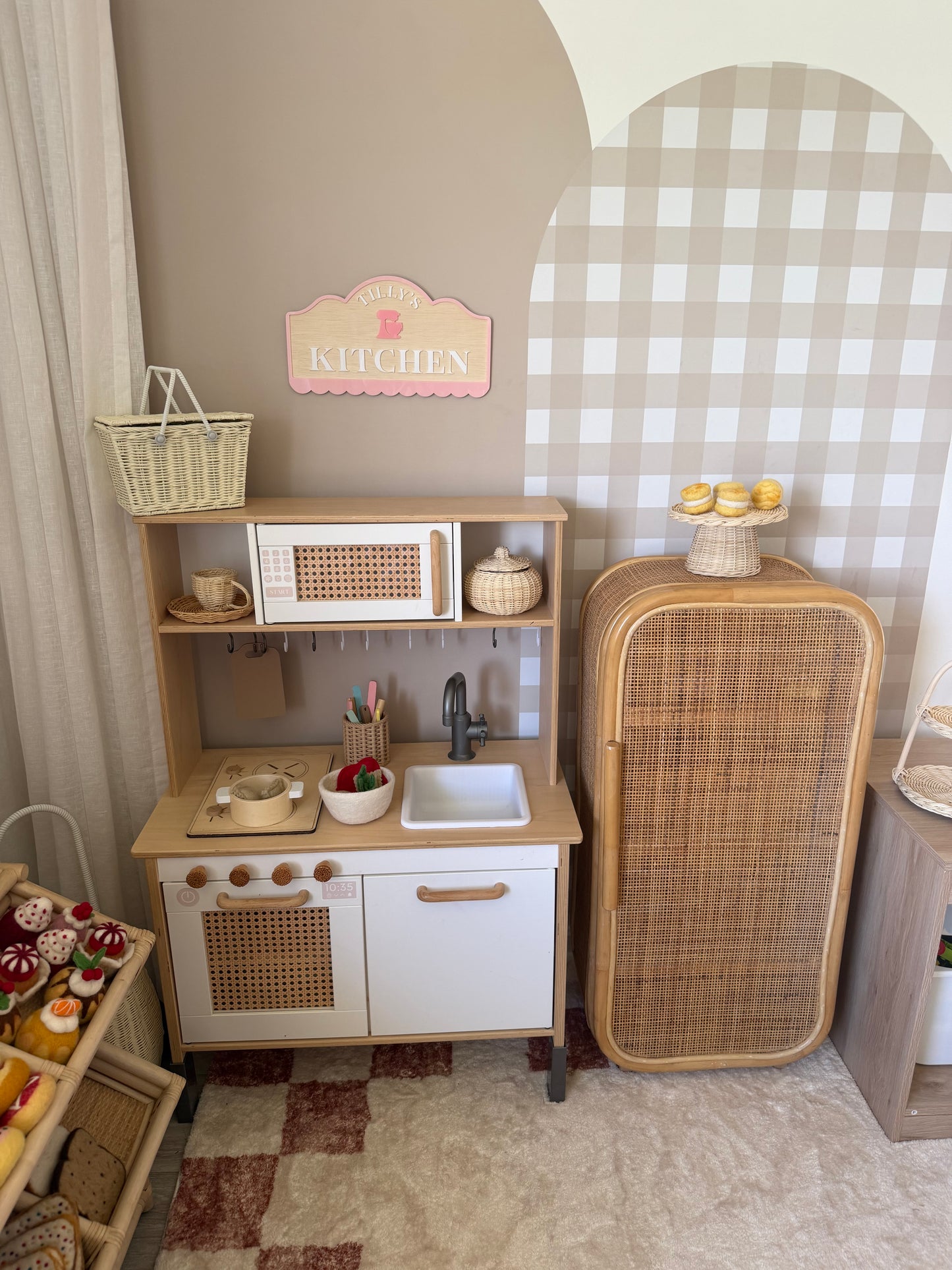 Kitchen Boutique Play Space Sign