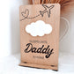 Sleeps until daddy is home plaque