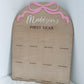 12 month photo board - bow