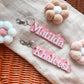 Star personalised bag tag - Girl