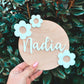 Flower name sign