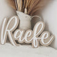 Acrylic bubble name plaque