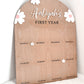 12 month photo board - flowers