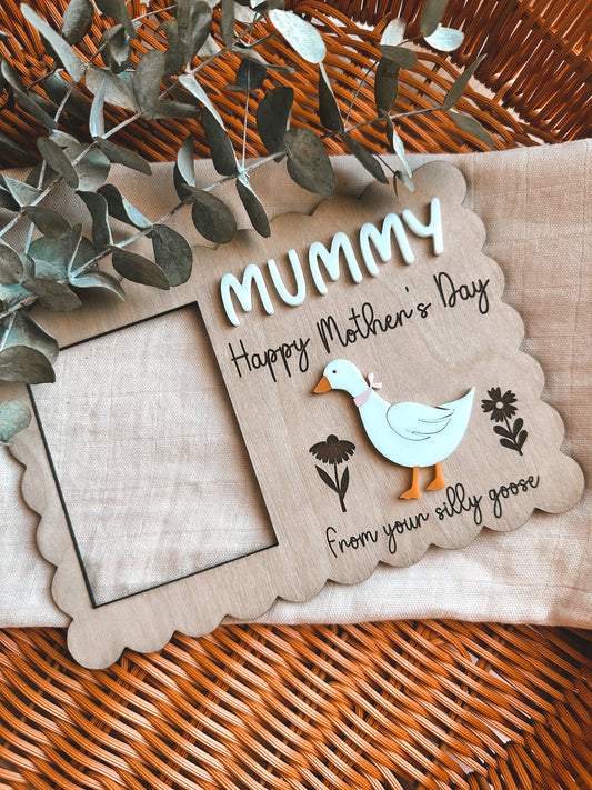 Mothers Day Silly Goose photo frame