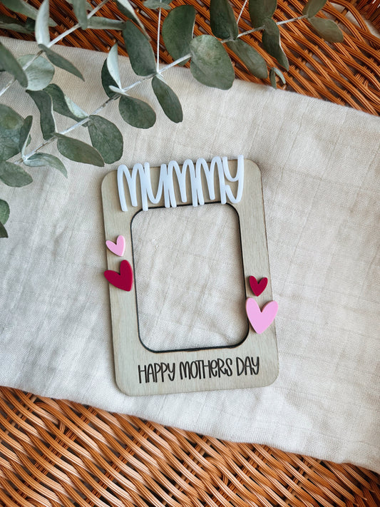 Mothers Day heart photo frame