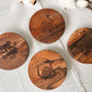 Aussie animals wooden coasters - Set of 4